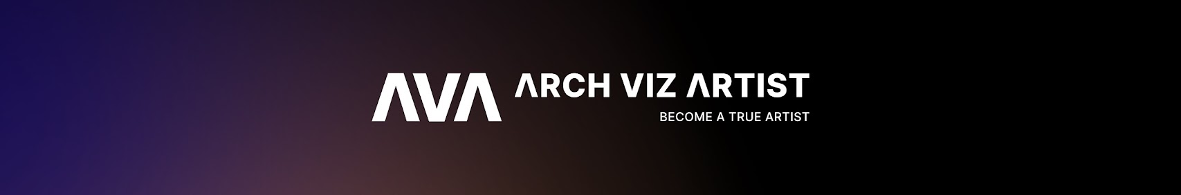 Arch Viz Artist AVA youtube channel
