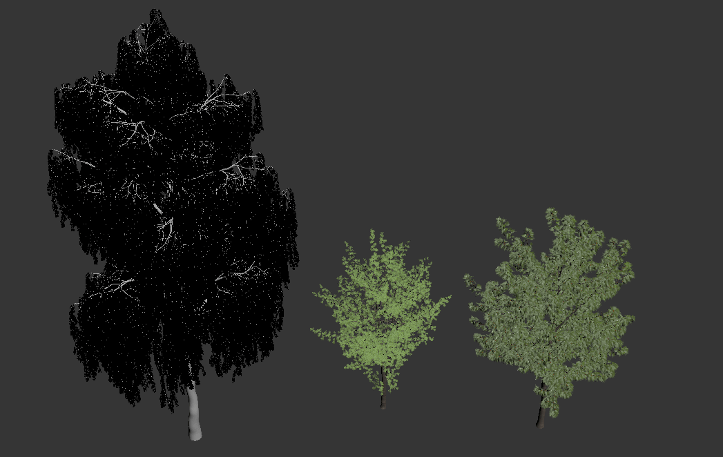 3D modeling of vegetation grass flowers 2