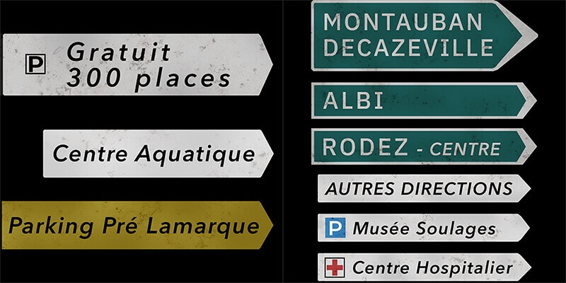 3D modeling of road signs in 3D max 2