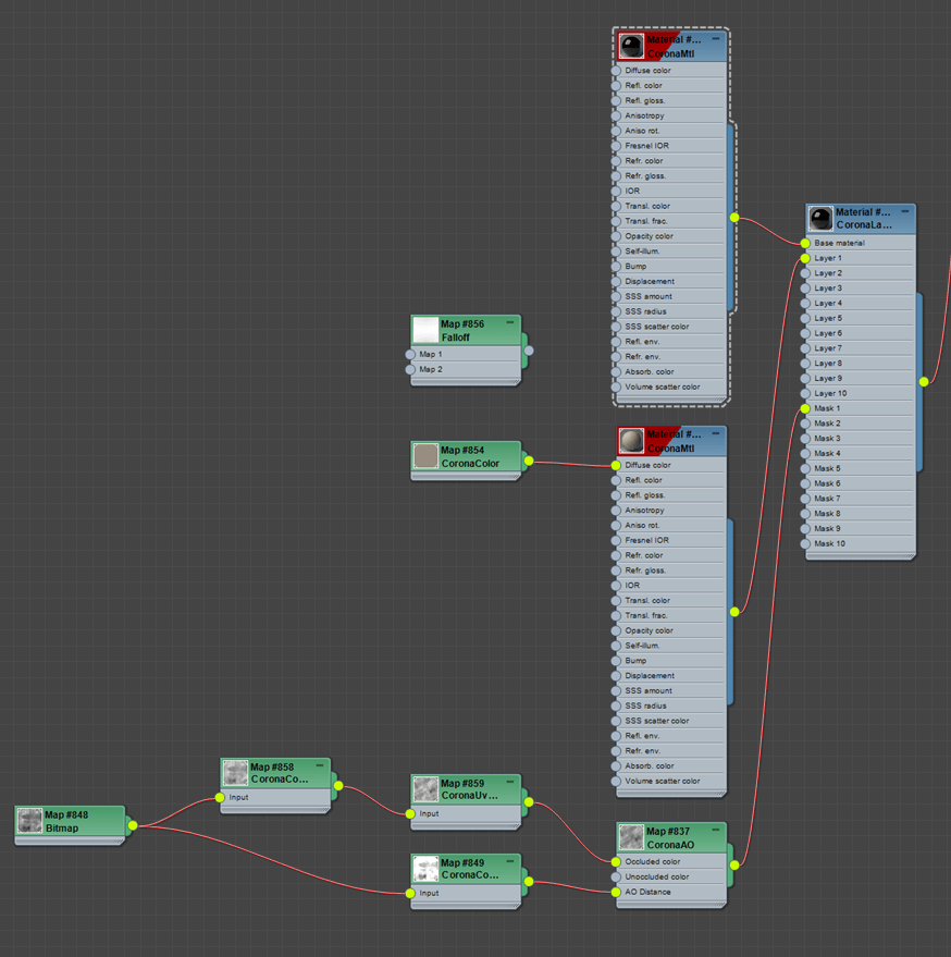 glass material Corona Renderer