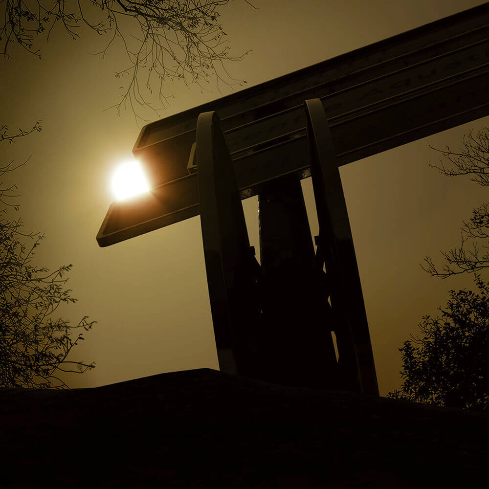 3D visualization of the road sidewalk 1