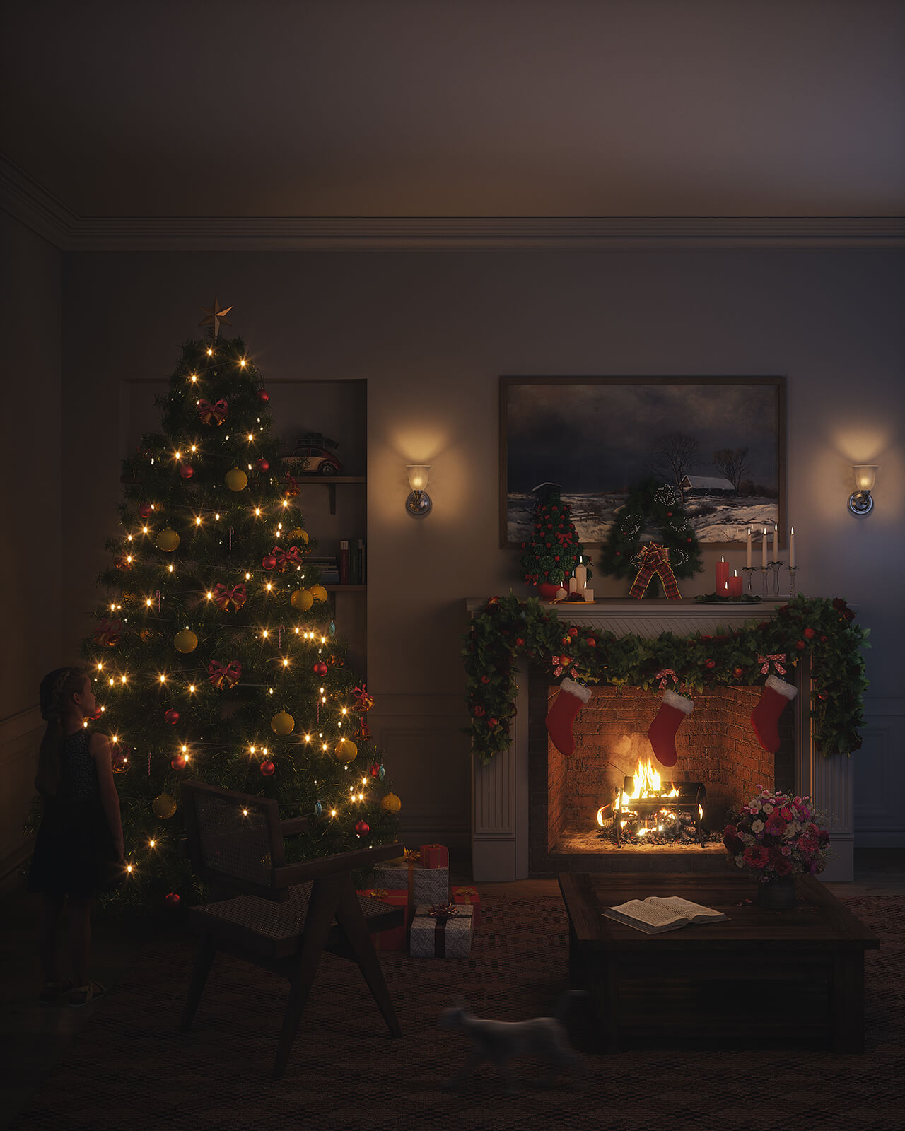 3d визуализация интерьера