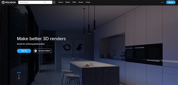 sites that offer best textures for 3d graphics Poliigon