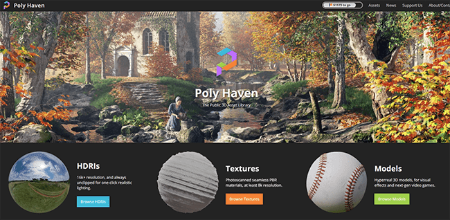 sites that offer best textures for 3d graphics AmbientCG