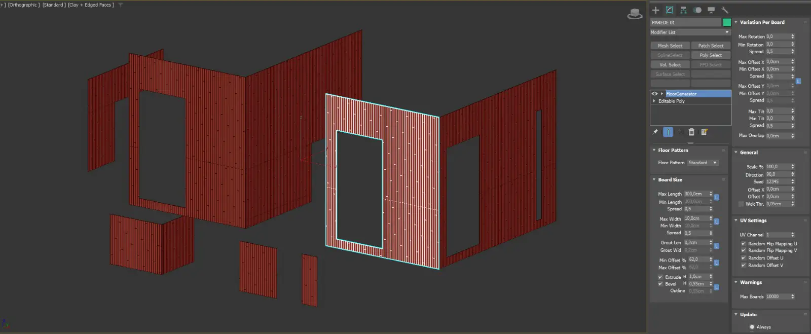 The making of Slabtown 4 Renderings by Scott Edwards Architecture 3d modeling Floor Generator