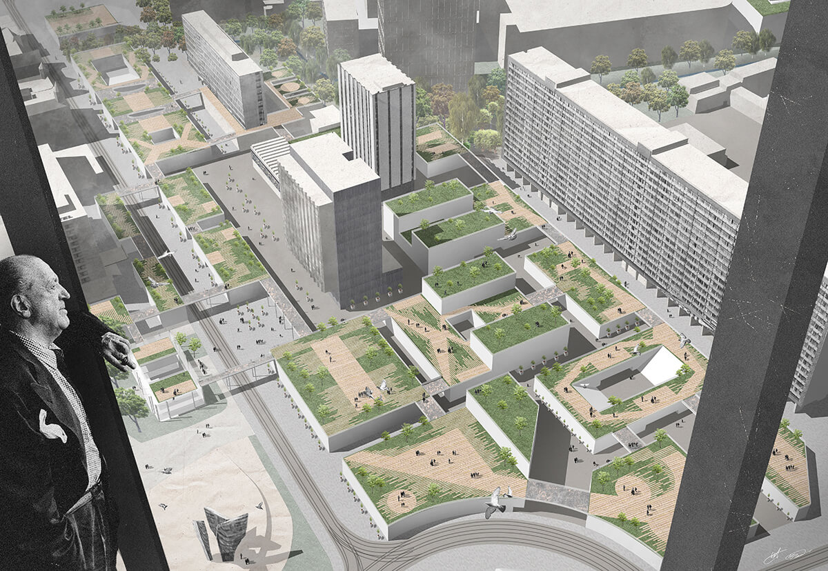 How to create a collage for architectural visualization of the - Post Digital Art - principles, ways, ideas