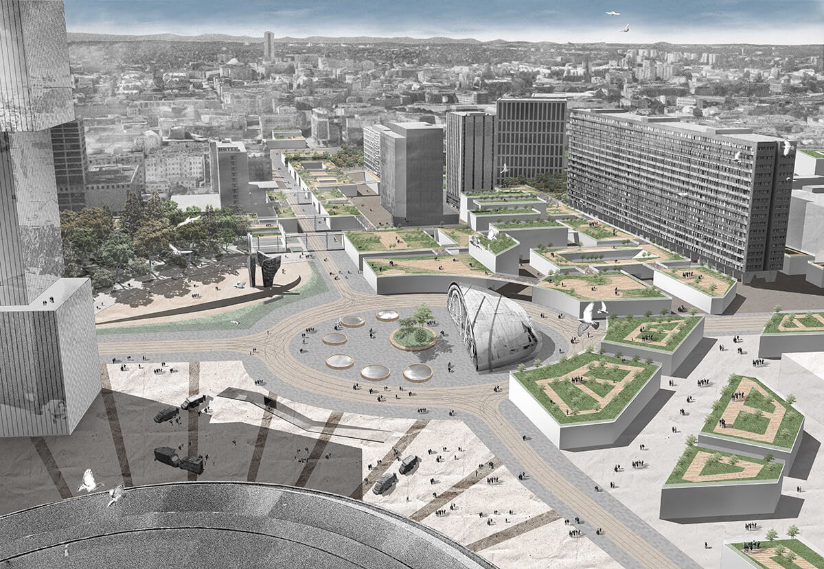 How to create a collage for architectural visualization of the - Post Digital Art - principles, ways, ideas