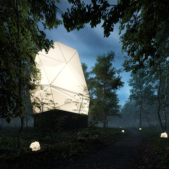 Ewa Gawron-Szpener 3D Render House Forest