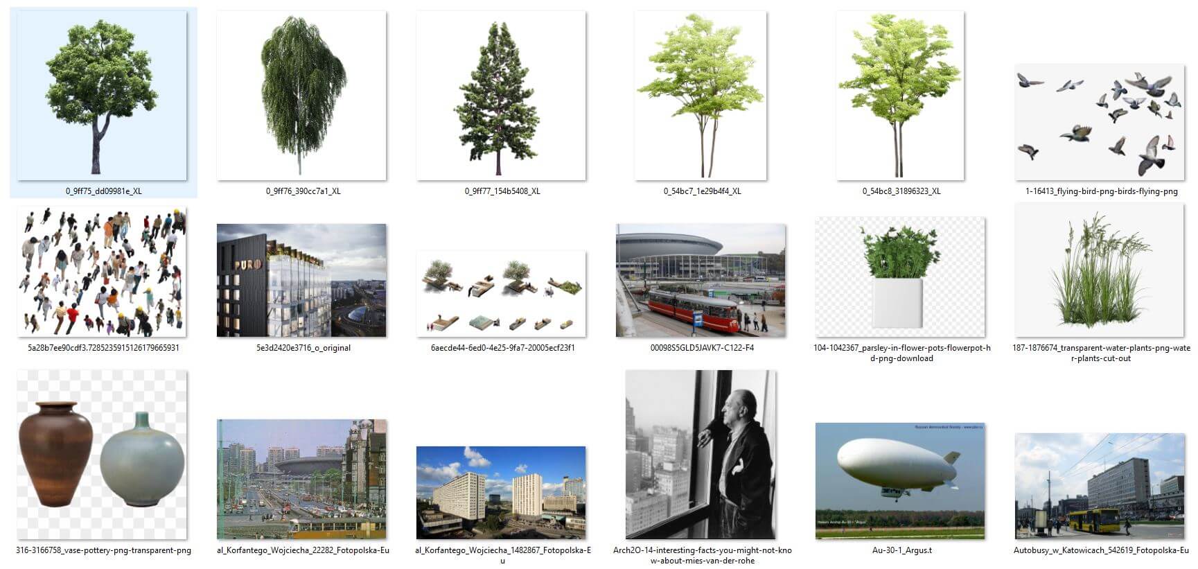 How to create a collage for architectural visualization of the - Post Digital Art - principles, ways, ideas