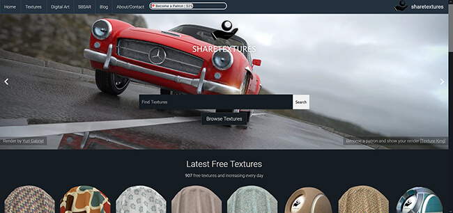  sites that offer best textures for 3d graphics AmbientCG