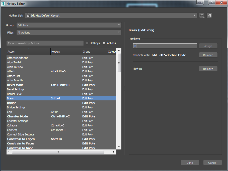 Autodesk 3ds Max Keyboard Shortcuts