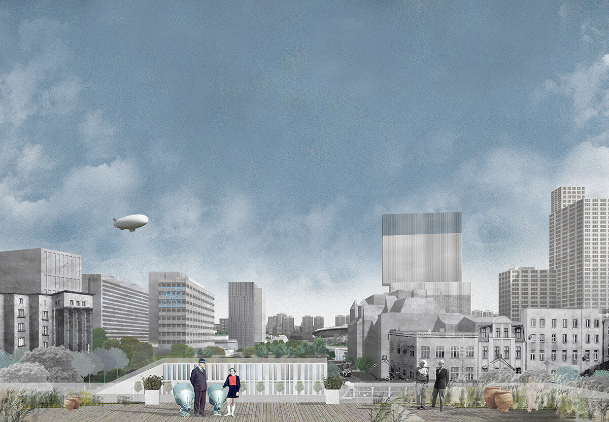 How to create a collage for architectural visualization of the - Post Digital Art - principles, ways, ideas