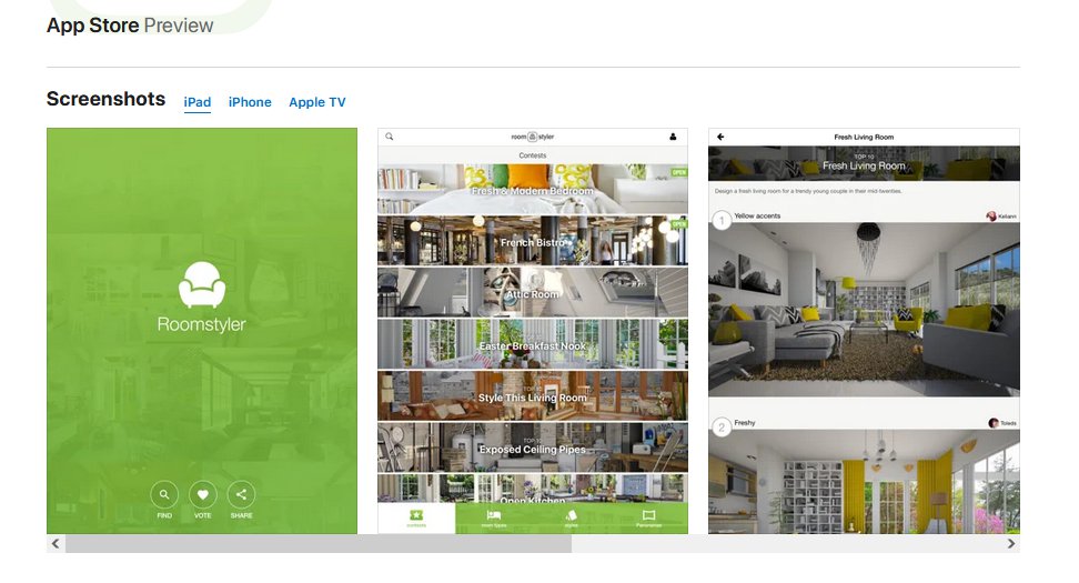 Roomstyler app