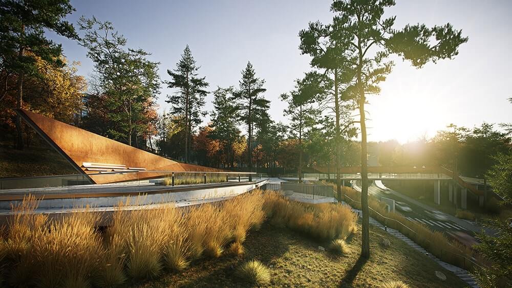 Public space to perpetuate the memory of the heroes of the Heavenly Hundred