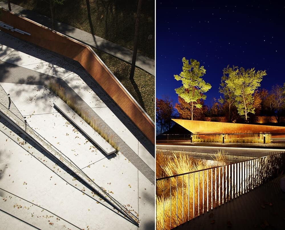 Public space to perpetuate the memory of the heroes of the Heavenly Hundred