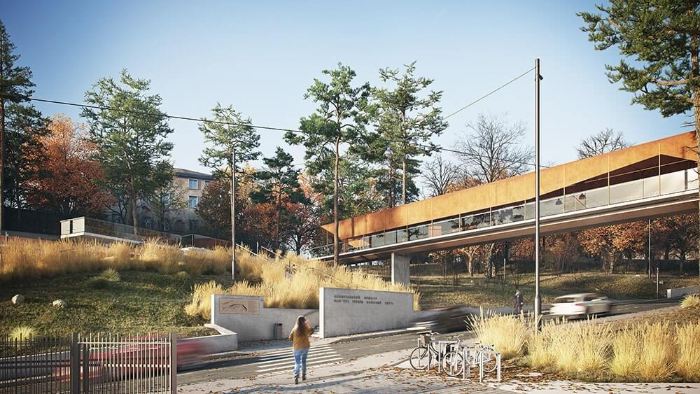 Public space to perpetuate the memory of the heroes of the Heavenly Hundred