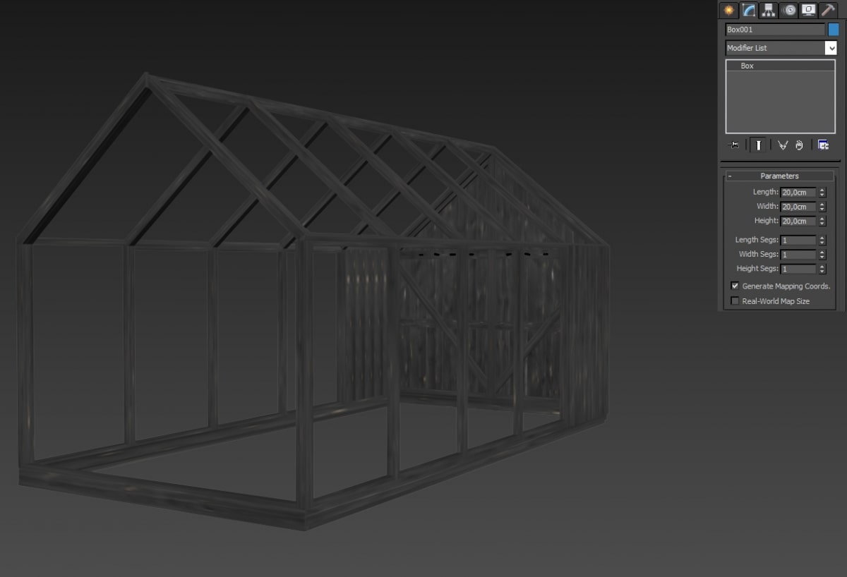 Making of Dream Garden Shed in 3ds max and Corona Render by Ewelina Lekka