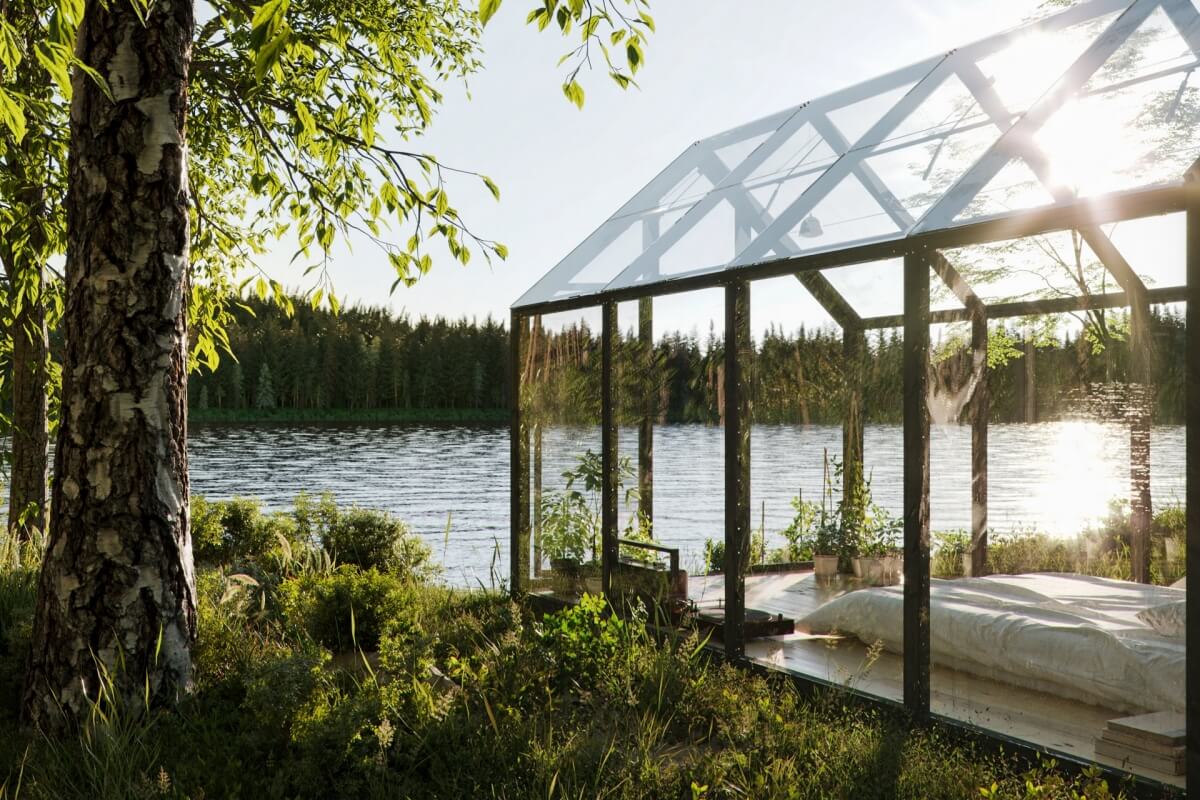 Making of Dream Garden Shed in 3ds max and Corona Render by Ewelina Lekka