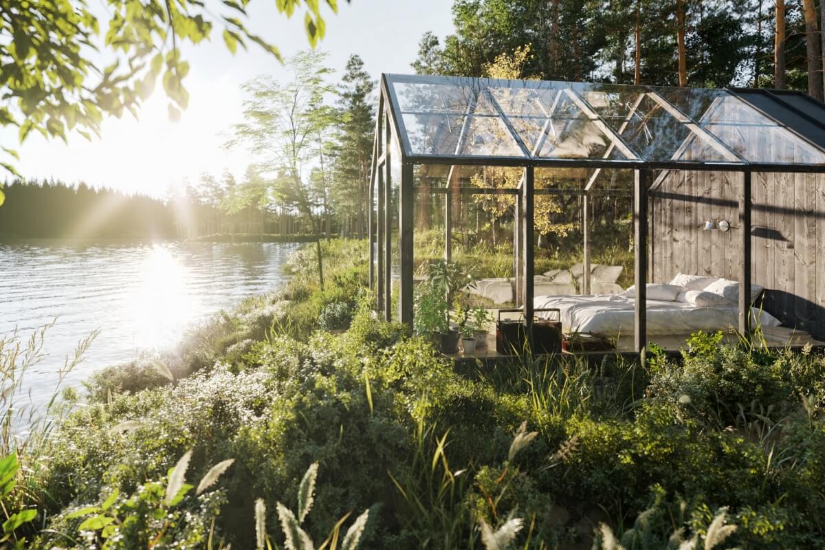 Making of Dream Garden Shed in 3ds max and Corona Render by Ewelina Lekka