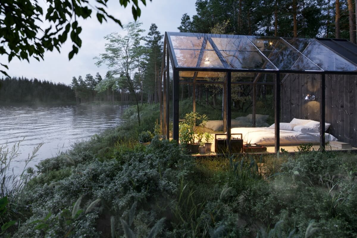 Making of Dream Garden Shed in 3ds max and Corona Render by Ewelina Lekka