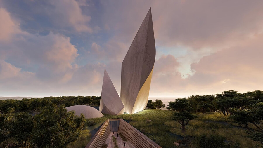 The Museum of Humankind in Kenya by Daniel Libeskind