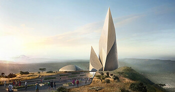 The Museum of Humankind in Kenya by Daniel Libeskind
