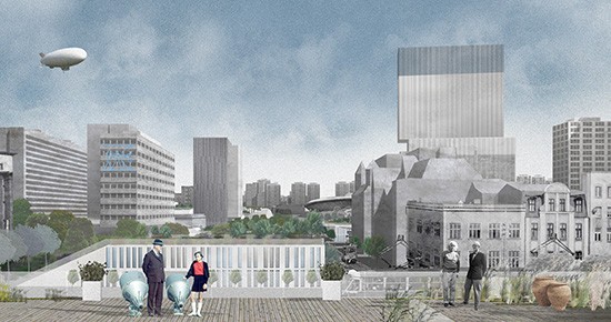 Post-Digital Collage in Archviz. Author Yurii Halaibida Post-Digital Collage in Archviz. Author Yurii Halaibida