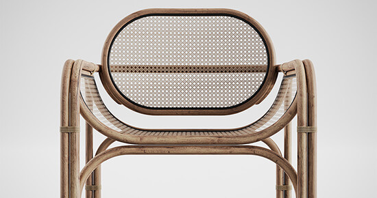 Marte Lounge Chair 3D Model