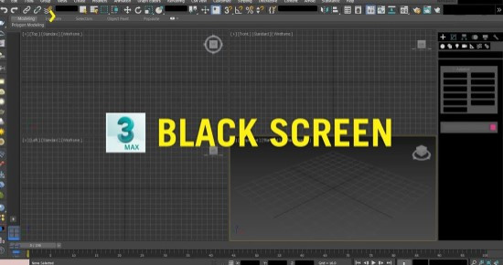 Black screen with Corona Renderer while rendering