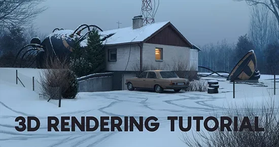 3D Rendering Tutorial "The 22nd Gneiss Road" by Bardhyl Morina