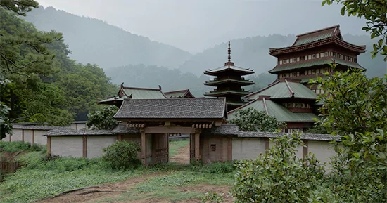 "Buddhist temple complex in Japan" 3Ds Max & Corona Rendering Tutorial