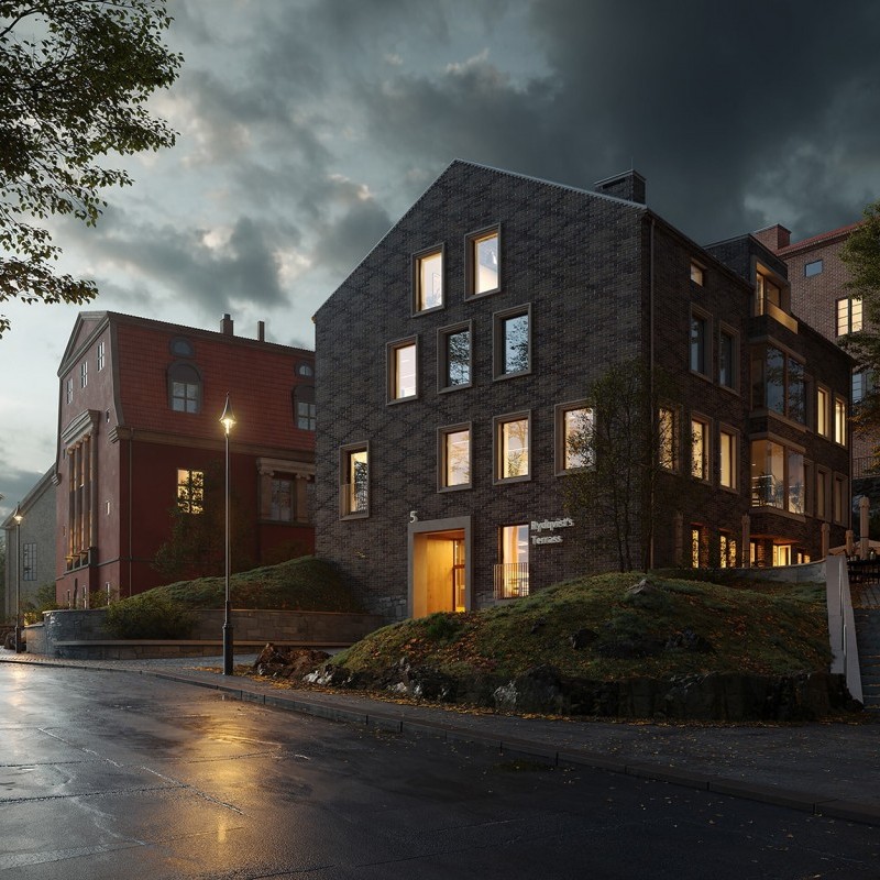 Residential building in Sweden