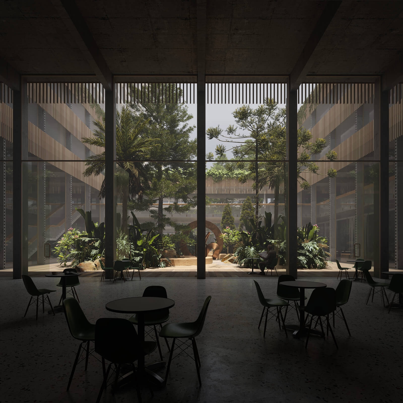 Interior Jungle Render Rendering  3D Corona 3Ds Max 